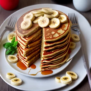 Healthy Pancakes Vegan Banana Pancakes compressed image3