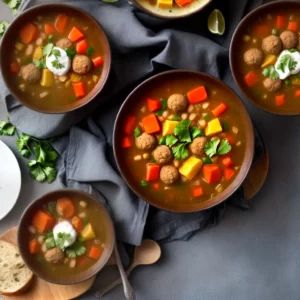 Homemade Albondigas Soup compressed image1