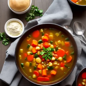 Homemade Vegetable Soup compressed image1
