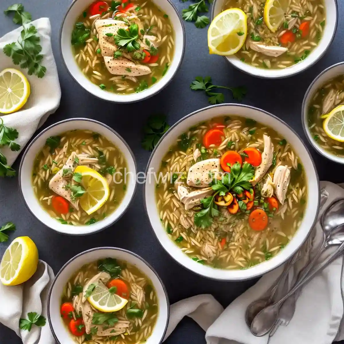 Lemon Chicken Orzo Soup compressed image1