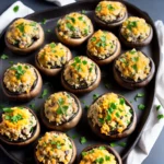 Mouth Watering Stuffed Mushrooms compressed image1
