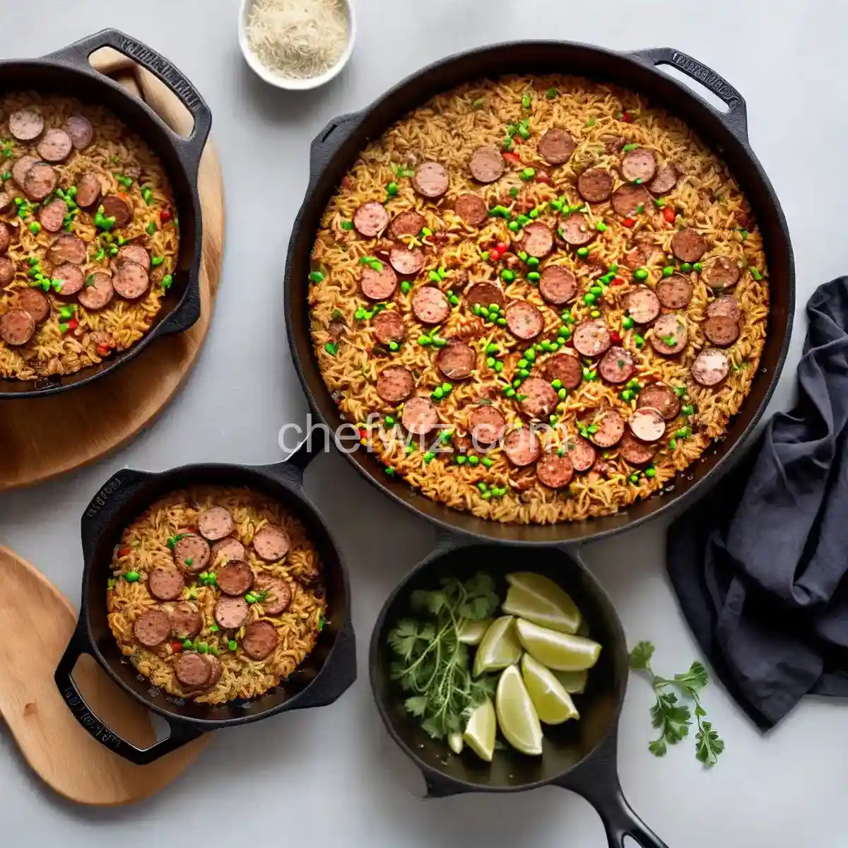 One Pot Chicken and Sausage Orzo compressed image1