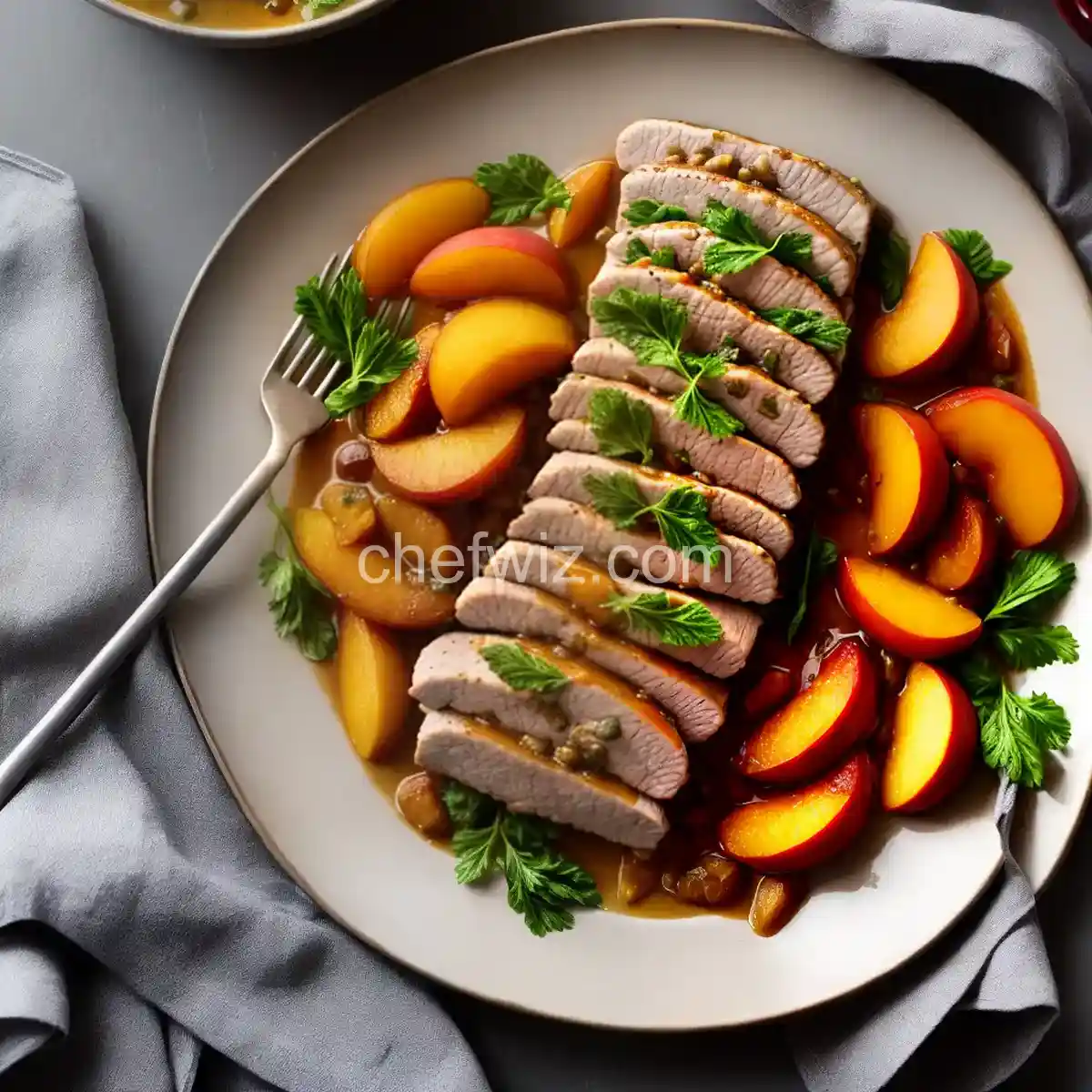 Pork Tenderloin with Peaches compressed image1