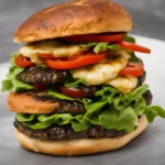 Portobello Mushroom Burger compressed image1