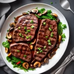 Sirloin Steak with Mushrooms compressed image1