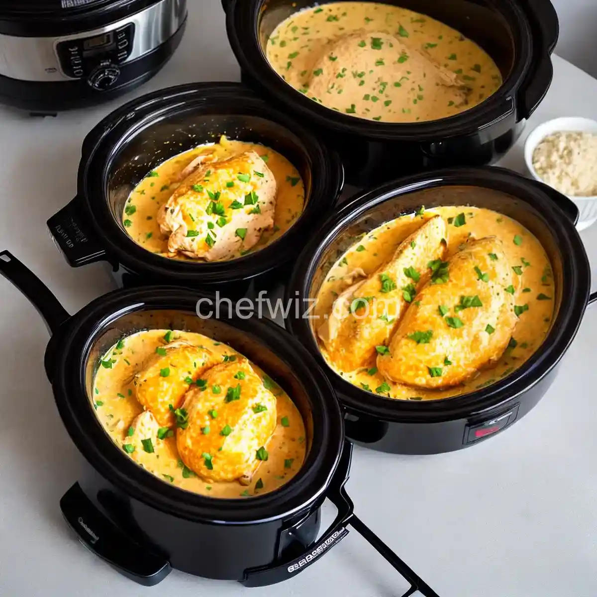 Slow Cooker Dump and Go Cheesy Chicken compressed image1