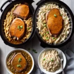 Slow Cooker Pork Chops and Sauerkraut compressed image1 3