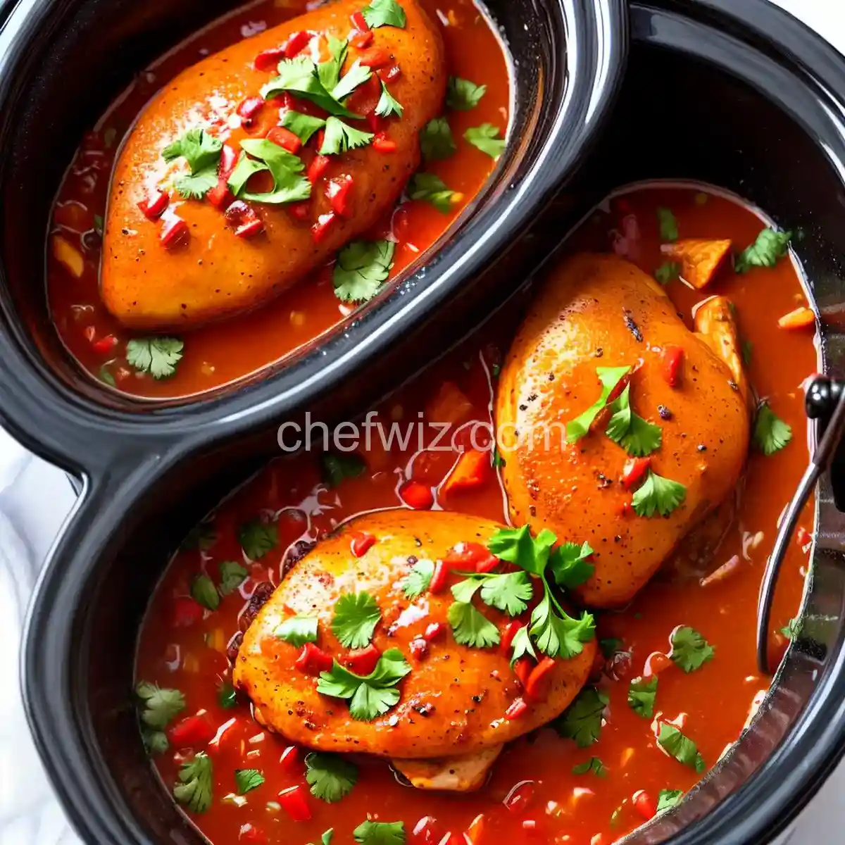 Slow Cooker Spicy Chicken compressed image1