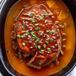 Tangy Slow Cooker Pork Roast compressed image1