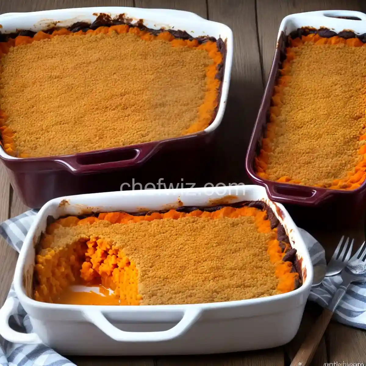 Yummy Sweet Potato Casserole - Recipes. Food. Cooking. Eating. Dinner ...