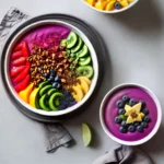Acai Rainbow Smoothie Bowl for 2 compressed image1