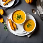 Air Fryer Butternut Squash Soup compressed image1