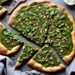 Arugula Almond Pesto Pizza compressed image1