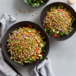 Asian Slaw with Ginger Peanut Dressing Recipe compressed image1