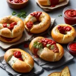 Bagel Dogs with Harissa Ketchup compressed image1