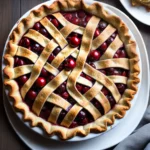 Baked Fresh Cherry Pie compressed image1