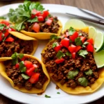 Beef Picadillo Puffy Tacos compressed image1