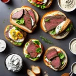 Beef and Horseradish Sauce Sandwich compressed image1