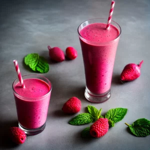 Beet Red Raspberry Smoothie compressed image1