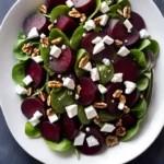 Beet Salad with Walnuts and Goat Cheese compressed image1