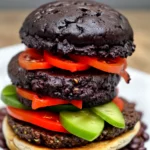 Black Bean Smash Burger compressed image1