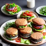Black Bean and Soy Veggie Burgers compressed image1