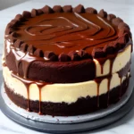 Brownie Caramel Cheesecake compressed image1