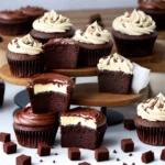 Brownie Cheesecake Cupcakes compressed image1