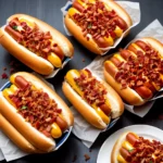 Cheesy Bacon Hot Dogs compressed image1