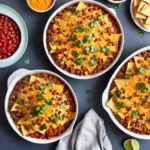 Cheesy Nachos with Refried Beans compressed image1