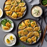 Chicken Pot Stickers with Dipping Sauce compressed image1