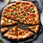 Chicken and Chourico Pizza compressed image1