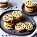 Chocolate Chip Cookie Ice Cream Sandwiches compressed image1