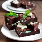 Chocolate Mint Dessert Brownies compressed image1