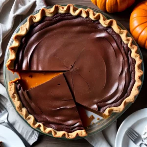 Chocolate Pumpkin Pie compressed image1