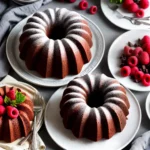 Chocolate Raspberry Bundt Cake compressed image1