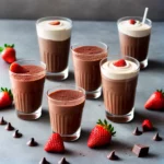Chocolate Strawberry Baileys Pudding Shots compressed image1
