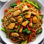Chow Mein with Chicken and Vegetables compressed image1