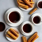 Cinnamon Churros with Mexican Chocolate Dipping Sauce compressed image1