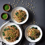 Cold Sichuan Style Noodles with Spinach and Peanuts Recipe compressed image1