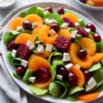 Cranberry Jell O Salad with Mandarin Oranges compressed image1