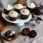 Cream Filled Chocolate Cupcakes compressed image1