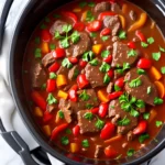 Crockpot Pepper Steak compressed image1