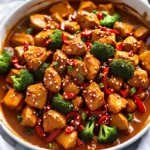 Dak Galbi Korean Spicy Chicken Stir Fry compressed image1