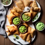 Deep Fried Beef Chimichangas with Guacamole compressed image1