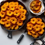 Deep fried pumpkin flowers compressed image1