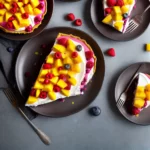 Double Berry Mango Ice Cream Pie compressed image1