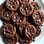 Double Chocolate Chip Cookies With Chocolate Chunks compressed image1