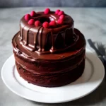 Double Fudge Cake with Chocolate Buttercream Frosting compressed image1