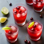 Drinking in Season Lillet Rouge and Cherry Cocktail Recipe compressed image1